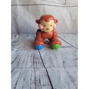 Fisher Price Amazing Animals Clicker Monkey Click Toy Rainforest Tree House Work